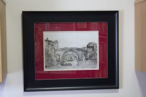 How to Frame Charcoal Sketches for Pubs